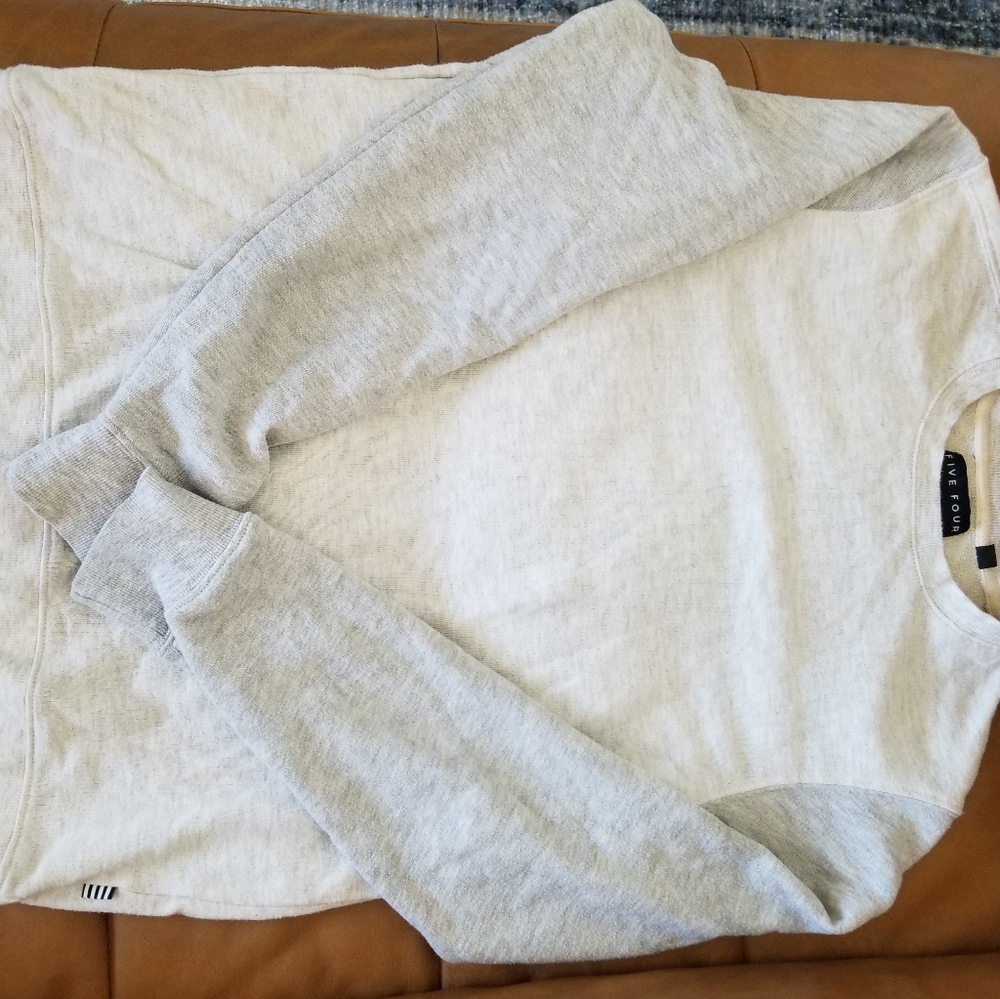 Five Four Clothing Men's SUPER SOFT Grey Crewneck
